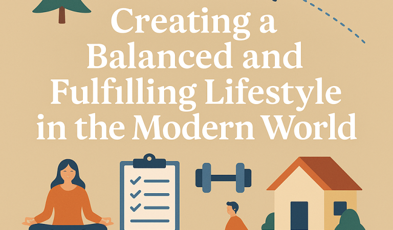 Creating a Balanced and Fulfilling Lifestyle in the Modern World
